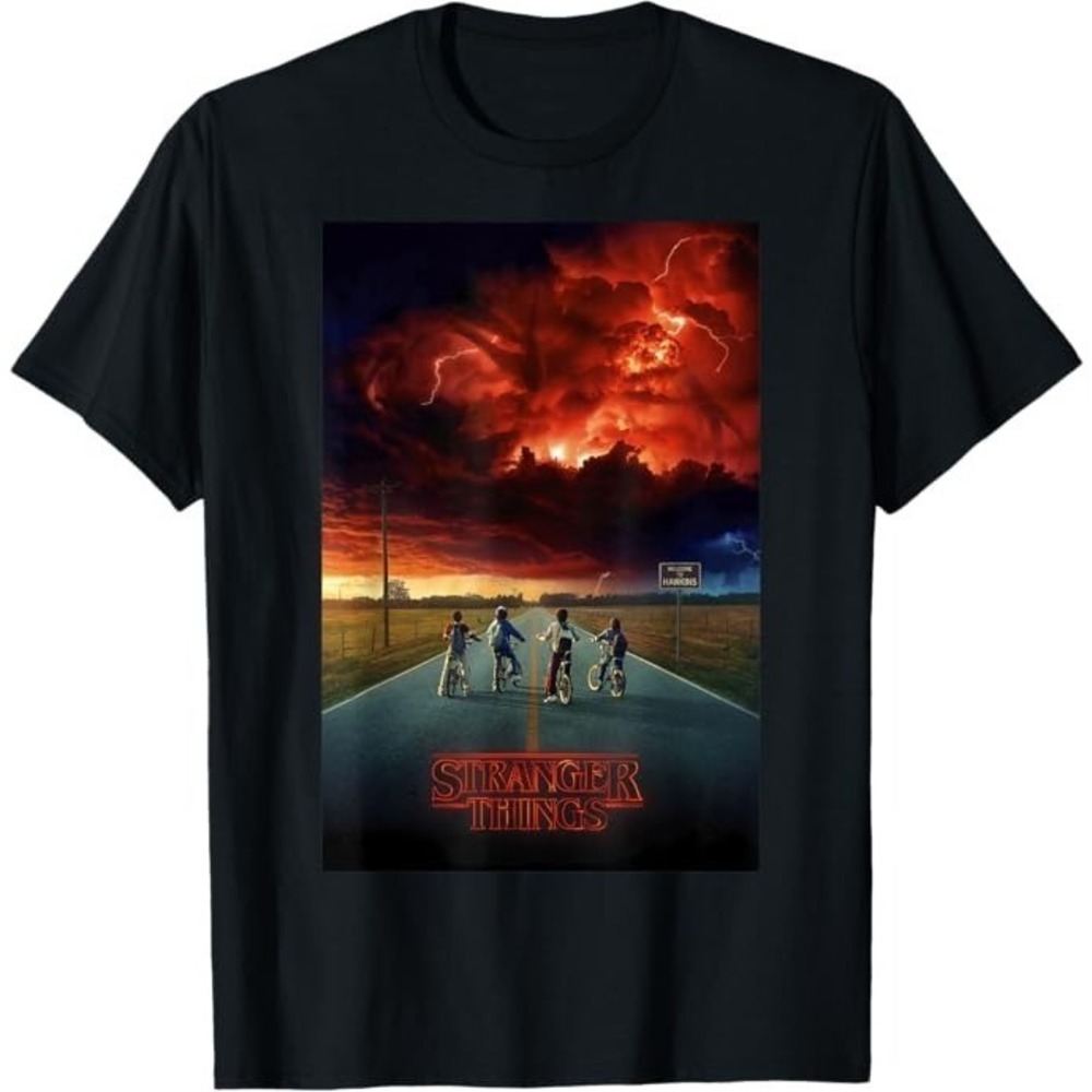 Stranger Things Demogorgon Cloud Poster T-Shirt